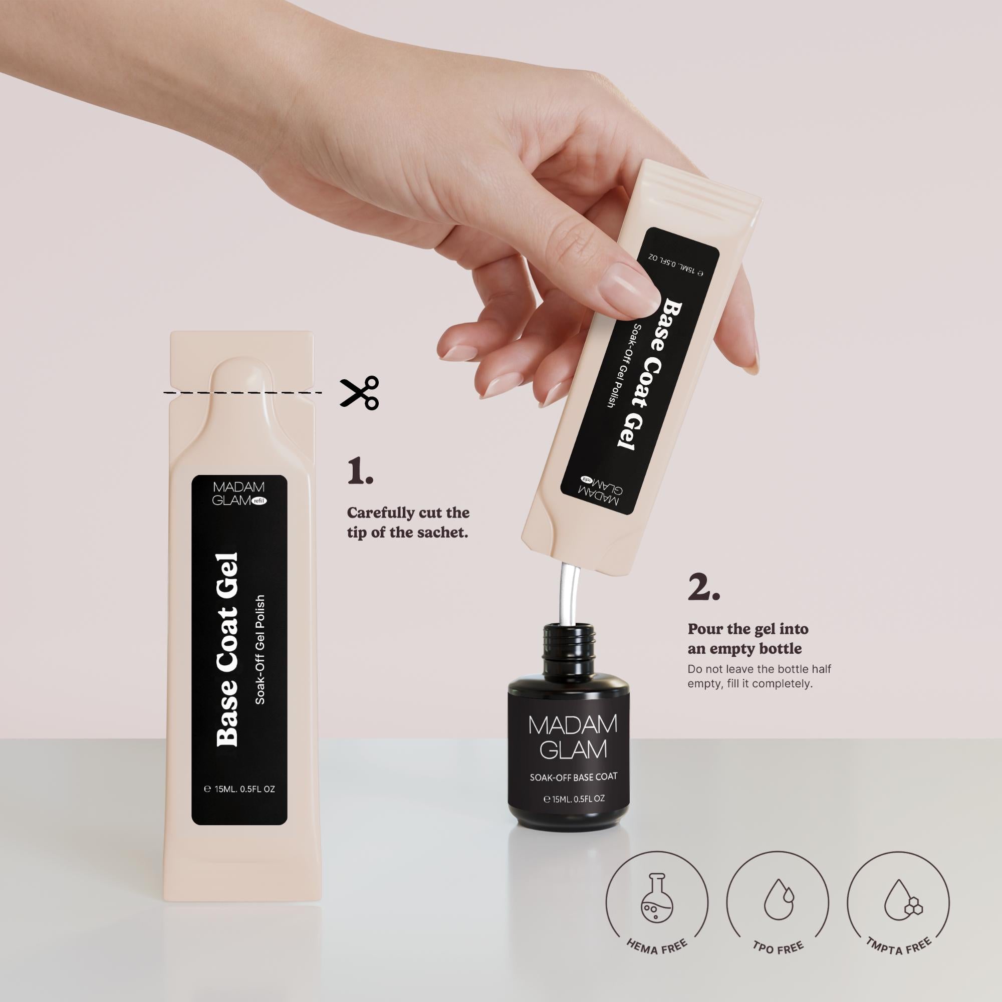 Base Coat Gel - Refill sachet